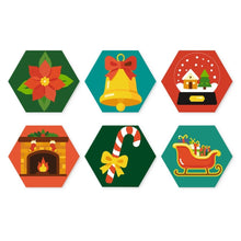 Afbeelding in Gallery-weergave laden, Mini Serie Schilderen op Nummer - Zeshoeken (6 stuks) - Feestelijke set