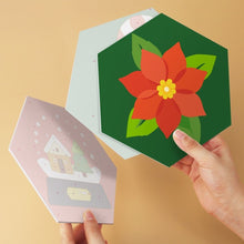 Afbeelding in Gallery-weergave laden, Mini Serie Schilderen op Nummer - Zeshoeken (6 stuks) - Feestelijke set