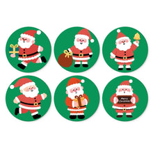 Afbeelding in Gallery-weergave laden, Mini Serie Schilderen op Nummer - Schijven Ø20cm (6 stuks) - Kerstman-momenten