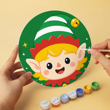 Afbeelding in Gallery-weergave laden, Mini Serie Schilderen op Nummer - Schijven Ø20cm (6 stuks) - Feestelijke personageset