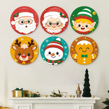 Afbeelding in Gallery-weergave laden, Mini Serie Schilderen op Nummer - Schijven Ø20cm (6 stuks) - Feestelijke personageset