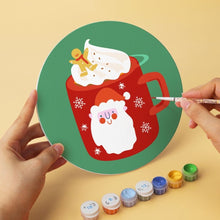 Afbeelding in Gallery-weergave laden, Mini Serie Schilderen op Nummer - Schijven Ø20cm (6 stuks) - Kerstmokken