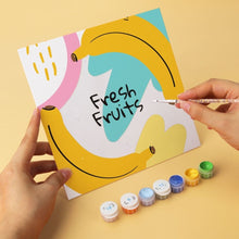 Afbeelding in Gallery-weergave laden, Mini Serie Schilderen op Nummer 20x20cm (6 stuks) - Vers fruit