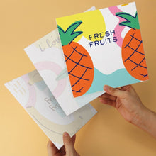 Afbeelding in Gallery-weergave laden, Mini Serie Schilderen op Nummer 20x20cm (6 stuks) - Vers fruit