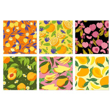 Afbeelding in Gallery-weergave laden, Mini Serie Schilderen op Nummer 20x20cm (6 stuks) - Fruitpatroon