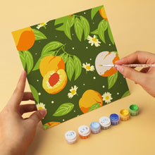 Afbeelding in Gallery-weergave laden, Mini Serie Schilderen op Nummer 20x20cm (6 stuks) - Fruitpatroon