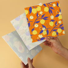 Afbeelding in Gallery-weergave laden, Mini Serie Schilderen op Nummer 20x20cm (6 stuks) - Fruitpatroon
