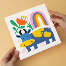 Afbeelding in Gallery-weergave laden, Mini Serie Schilderen op Nummer 20x20cm (6 stuks) - Geschilderde wilde dieren 2