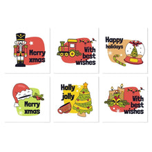 Afbeelding in Gallery-weergave laden, Mini Serie Schilderen op Nummer 20x20cm (6 stuks) - Feestelijke mini-prints