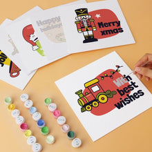 Afbeelding in Gallery-weergave laden, Mini Serie Schilderen op Nummer 20x20cm (6 stuks) - Feestelijke mini-prints