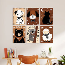 Afbeelding in Gallery-weergave laden, Mini Serie Schilderen op Nummer 15x20cm (6 stuks) - Knusse maatjes