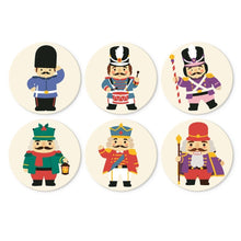Afbeelding in Gallery-weergave laden, Mini Serie Schilderen op Nummer - Schijven Ø20cm (6 stuks) - Vintage notenkrakerset