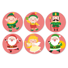 Afbeelding in Gallery-weergave laden, Mini Serie Schilderen op Nummer - Schijven Ø20cm (6 stuks) - Kerstpersonage