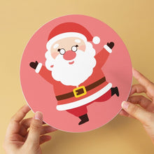 Afbeelding in Gallery-weergave laden, Mini Serie Schilderen op Nummer - Schijven Ø20cm (6 stuks) - Kerstpersonage