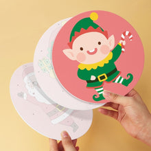 Afbeelding in Gallery-weergave laden, Mini Serie Schilderen op Nummer - Schijven Ø20cm (6 stuks) - Kerstpersonage