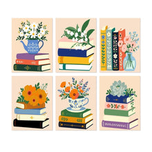 Afbeelding in Gallery-weergave laden, Mini Serie Schilderen op Nummer 15x20cm (6 stuks) - Literair boeket