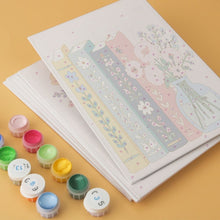 Afbeelding in Gallery-weergave laden, Mini Serie Schilderen op Nummer 15x20cm (6 stuks) - Literair boeket