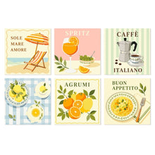 Afbeelding in Gallery-weergave laden, Mini Serie Schilderen op Nummer 20x20cm (6 stuks) - Made in Italy-momenten