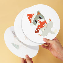 Afbeelding in Gallery-weergave laden, Mini Serie Schilderen op Nummer - Schijven Ø20cm (6 stuks) - Feestelijk beestje