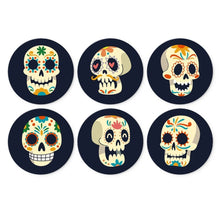 Afbeelding in Gallery-weergave laden, Mini Serie Schilderen op Nummer - Schijven Ø20cm (6 stuks) - Día de los Muertos