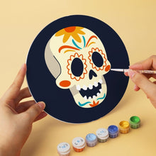 Afbeelding in Gallery-weergave laden, Mini Serie Schilderen op Nummer - Schijven Ø20cm (6 stuks) - Día de los Muertos