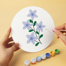 Afbeelding in Gallery-weergave laden, Mini Serie Schilderen op Nummer - Schijven Ø20cm (6 stuks) - Botanische portretten