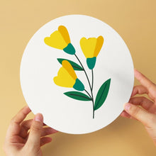 Afbeelding in Gallery-weergave laden, Mini Serie Schilderen op Nummer - Schijven Ø20cm (6 stuks) - Botanische portretten