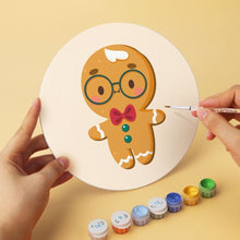 Afbeelding in Gallery-weergave laden, Mini Serie Schilderen op Nummer - Schijven Ø20cm (6 stuks) - Peperkoekvriendjes 2
