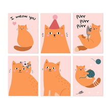 Afbeelding in Gallery-weergave laden, Mini Serie Schilderen op Nummer 15x20cm (6 stuks) - Purrfecte dag