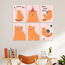 Afbeelding in Gallery-weergave laden, Mini Serie Schilderen op Nummer 15x20cm (6 stuks) - Purrfecte dag
