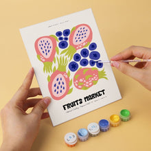 Afbeelding in Gallery-weergave laden, Mini Serie Schilderen op Nummer 15x20cm (6 stuks) - Fruitige prints