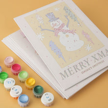Afbeelding in Gallery-weergave laden, Mini Serie Schilderen op Nummer 15x20cm (6 stuks) - Holly Jolly-collectie