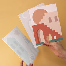 Afbeelding in Gallery-weergave laden, Mini Serie Schilderen op Nummer 15x20cm (6 stuks) - Deuren van de woestijn