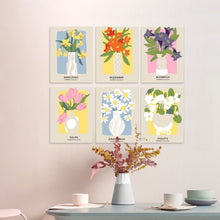 Afbeelding in Gallery-weergave laden, Mini Serie Schilderen op Nummer 15x20cm (6 stuks) - Volle bloei
