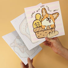 Afbeelding in Gallery-weergave laden, Mini Serie Schilderen op Nummer 20x20cm (6 stuks) - Corgi-leven