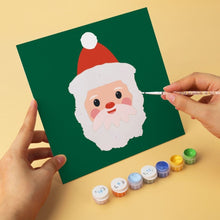 Afbeelding in Gallery-weergave laden, Mini Serie Schilderen op Nummer 20x20cm (6 stuks) - Kerstportretten