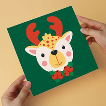 Afbeelding in Gallery-weergave laden, Mini Serie Schilderen op Nummer 20x20cm (6 stuks) - Kerstportretten