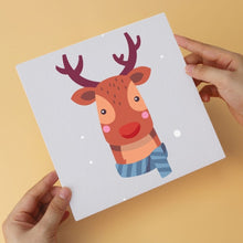 Afbeelding in Gallery-weergave laden, Mini Serie Schilderen op Nummer 20x20cm (6 stuks) - Klassieke kerstset