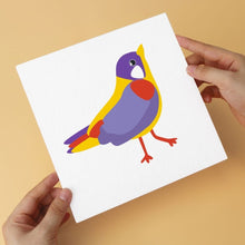Afbeelding in Gallery-weergave laden, Mini Serie Schilderen op Nummer 20x20cm (6 stuks) - Tropische vogels