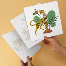 Afbeelding in Gallery-weergave laden, Mini Serie Schilderen op Nummer 20x20cm (6 stuks) - Jungletijger