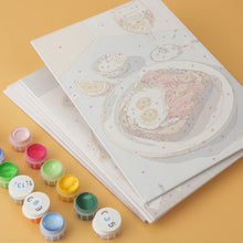 Afbeelding in Gallery-weergave laden, Mini Serie Schilderen op Nummer 15x20cm (6 stuks) - Gastronomische momenten