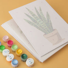 Afbeelding in Gallery-weergave laden, Mini Serie Schilderen op Nummer 15x20cm (6 stuks) - Geworteld in groen
