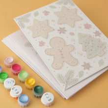 Afbeelding in Gallery-weergave laden, Mini Serie Schilderen op Nummer 15x20cm (6 stuks) - Kerstdetails