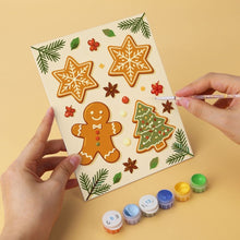 Afbeelding in Gallery-weergave laden, Mini Serie Schilderen op Nummer 15x20cm (6 stuks) - Kerstdetails