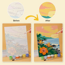 Afbeelding in Gallery-weergave laden, Mini Serie Schilderen op Nummer 15x20cm (6 stuks) - Eindeloze zomer