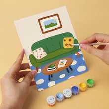 Afbeelding in Gallery-weergave laden, Mini Serie Schilderen op Nummer 15x20cm (6 stuks) - Hoekjes van het huis
