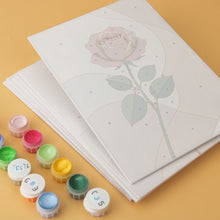 Afbeelding in Gallery-weergave laden, Mini Serie Schilderen op Nummer 15x20cm (6 stuks) - Botanische studie