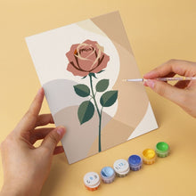 Afbeelding in Gallery-weergave laden, Mini Serie Schilderen op Nummer 15x20cm (6 stuks) - Botanische studie
