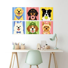 Afbeelding in Gallery-weergave laden, Mini Serie Schilderen op Nummer 20x20cm (6 stuks) - Sympathieke vrienden