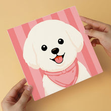 Afbeelding in Gallery-weergave laden, Mini Serie Schilderen op Nummer 20x20cm (6 stuks) - Stijlvolle puppygalerij